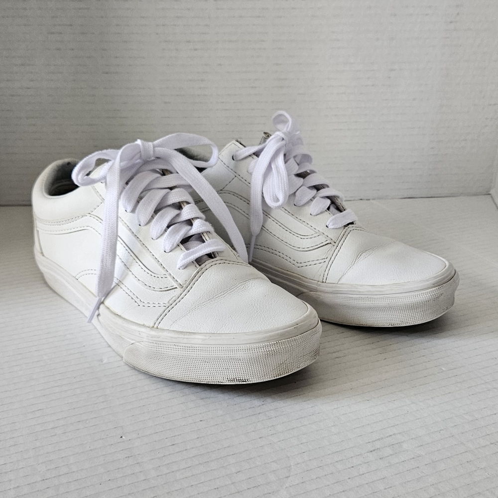 Vans Old Skool leather 721356 sneakers size Women's‎ 7.5